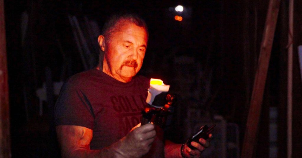 Balsam: A Paranormal Investigation (2021) | Man holding torcelight