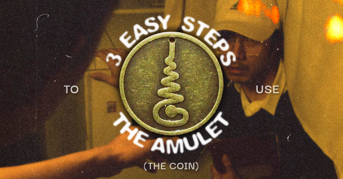 Steps to use the amulet