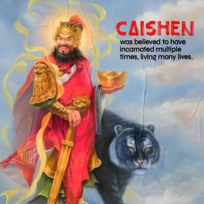 Cai Shen in different form and its pet